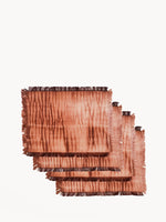 Load image into Gallery viewer, Tie Dye Cotton Placemat - Brown (Set of 4)

