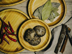 Load image into Gallery viewer, Bamboo Round Plate 10&quot; inch |For pizza / Barbecue / Steak
