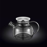 Load image into Gallery viewer, Smoky Grey Thermo Glass Teapot 32 Fl Oz | High temperature and shock resistant

