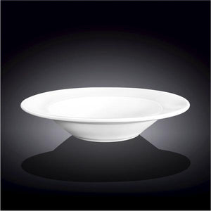Professional Rolled Rim White Deep Plate 9" inch | 14 Oz