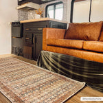 Load image into Gallery viewer, Rust Maligaya Distressed Washable Area Rug
