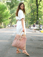 Load image into Gallery viewer, Nadi Jute Tote Bag - Red
