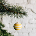 Load image into Gallery viewer, Striped Woven Ball Ornament
