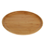 Load image into Gallery viewer, Bamboo Round Plate 10&quot; inch |For pizza / Barbecue / Steak
