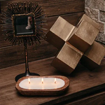 Load image into Gallery viewer, 3-Wick Dough Bowl Soy Candle - Woodland Chateau
